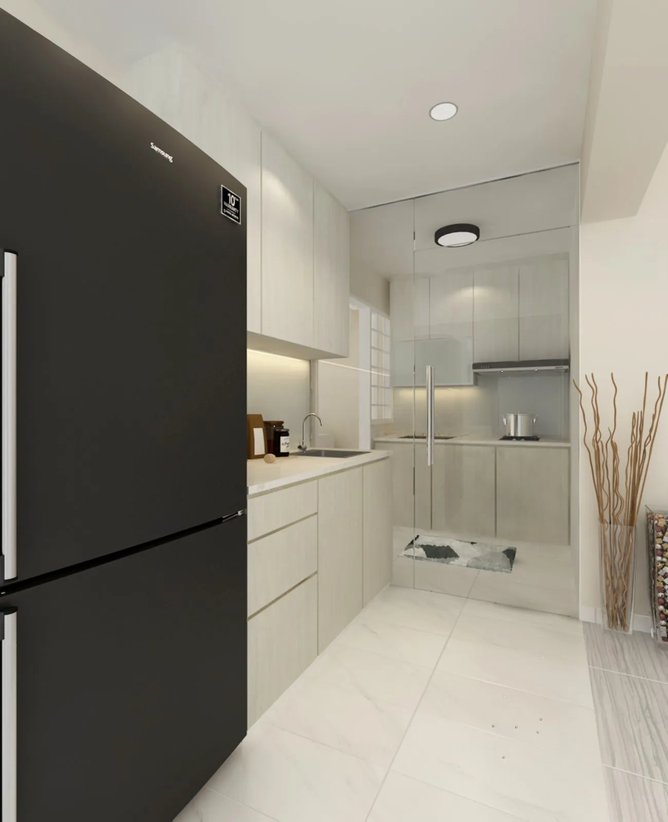 Renovated kitchen by Home Reno